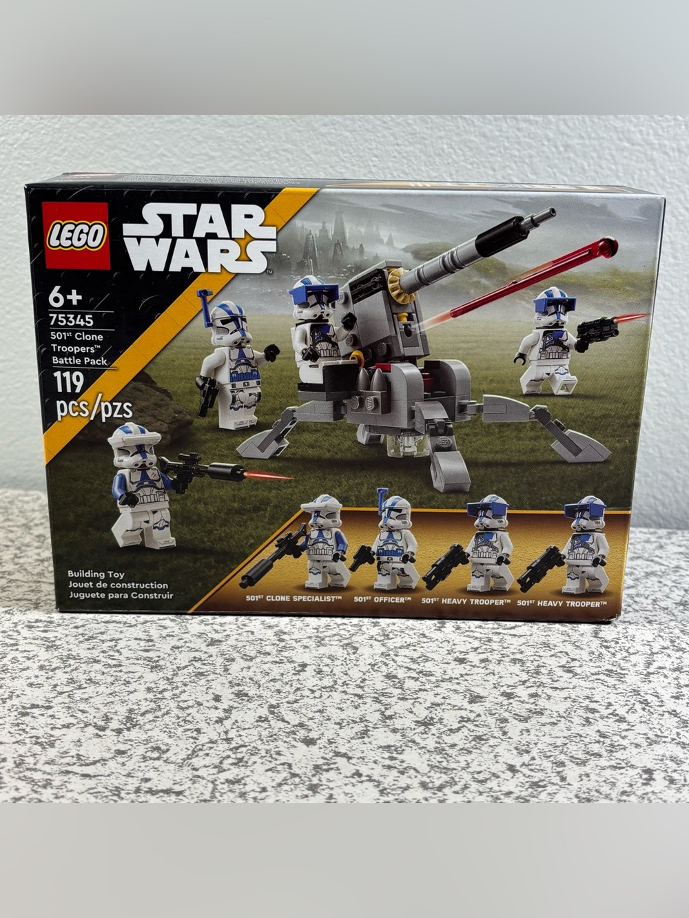 LEGO 75345 Star Wars 501st Clone Troopers Battle Pack Set Kit Brand New Sealed